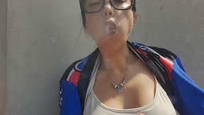 new smoke fetish session with lavy