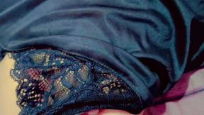 See how the husband stretched his beautiful wife's pussy by fucking her in doggy style.