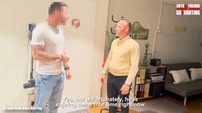 Bisexual Married Stepdaddy Fucks Curious Married German Guy Bareback and Cums in His Mouth