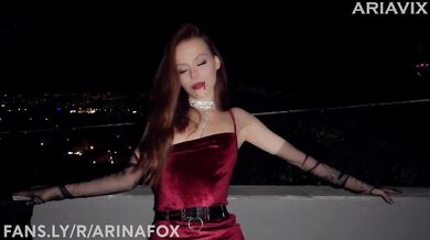 Aphrodite in vampire costume creams you in the toilet at the party