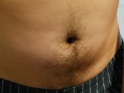 Semi-hard to hard masturbation