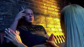 What she wouldn't give for cigarette?  Well not much