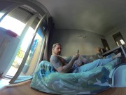 VR 180 8K Teasing you in the couch , jerking , edging and dirty talk POV Teaser ( full link on OF )