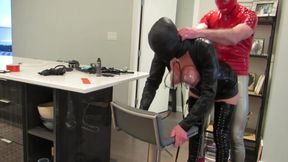 Sex With Leather-hooded Slavegirl