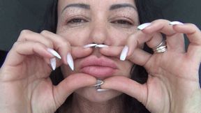 I squeeze and stretch the luscious lips 3a