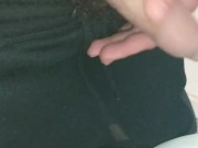 Peeing and Shooting Cum on public sink