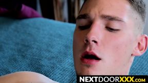 NextDoorXXX.com - Homosexual with mustaches receives raw cock in his hairy ass in a w