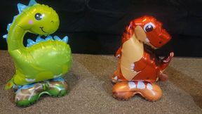 Dinosaur Mylar Balloons: Bounce to Pop