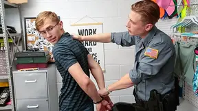Thieving slut Darron Bluu has to fuck Cole Church