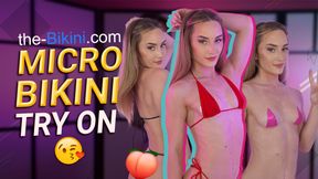 The Microbikini Try On Featuring Nipple Pasties lll - Hannahjames710