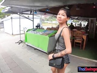 Thai honey is often having sex with random studs, 'coz that babe loves punk hard schlongs