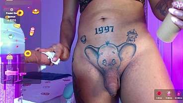 TS Angelique Monroe - Webcam show from September 18, 2025