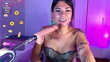 TS Angelique Monroe - Webcam show from September 18, 2025