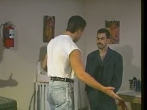 Hunk Jake Andrews Has to Make a Choice: to Receive a Citation or Satisfy His Job Foremaster Rod Garetto