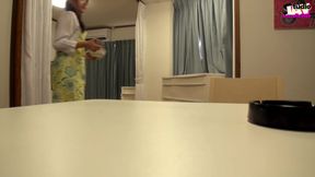 Apron and Morning Tension - Pressed Close From Behind, a Reaction She Could Not Ignore - Scene2