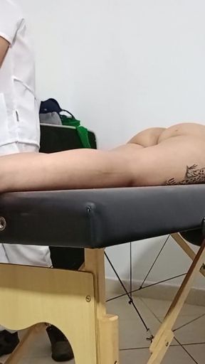 Massage with Hot Candle and Oil