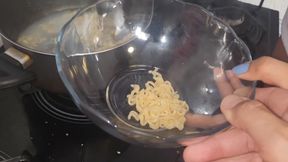 Feeding My Slave Piss Seasoned Noodles