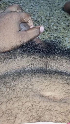 Indian Desi Big Boy Outdoor Masterbate with Kissing