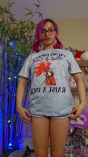 Goddess Rarity strips and tries on new clothes compilation   Clip 2
