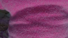 Desperate Leak: Sweater Soaked in White Panties