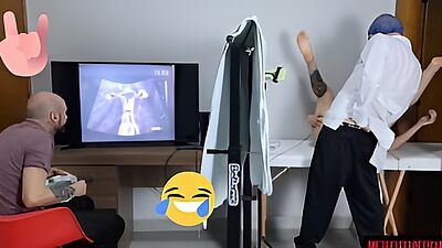 Cuckold takes wife to clandestine gynecologist for ultrasound!