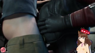 I find Harley Quinn on subway and fuck her huge breasts and cum inside (Creampie animation) -Jazziuu