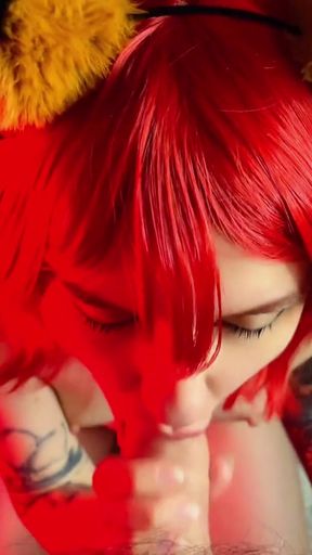NNN is canceled at the sight of this fox girl, POV   Clip 2