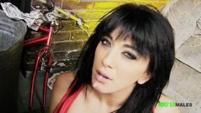British babe Mai Bailey gets a good hard fucking from big dick tattooed stud Peter Oh Tool