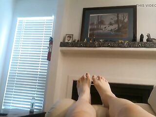 Wicked Foot Worship Bare of Large Angel Nurse Vicki