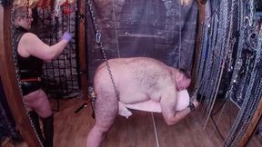 Part 3- Anal play and spanking for Booboo with Domina Satana