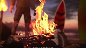 Lifeguard gets lucky with hot beach babe