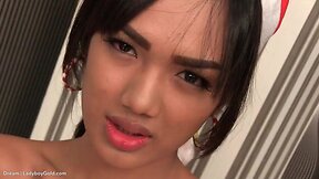 Sweet tran teenager dream handjob