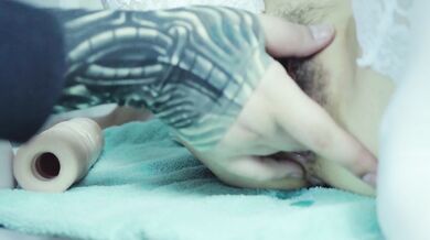 ASMR Handjob Fisting Session - She Moans In Silence