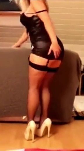 Sexydea with Short Black Dress