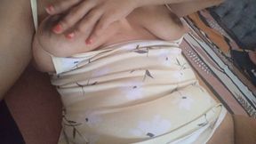 My Stepdaughter's Pussy Outdoors... the Perverted Neighbor Was Looking at Her Pussy