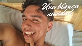 Goblin masturbates secretly from Santa Claus