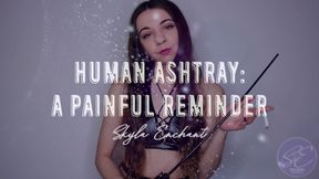 Human Ashtray: A Painful Reminder