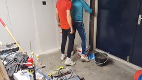 Finally Fucked My Co Worker Bareback During Construction Work