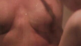 Hottie dyke barely legal Chloe Cherry Serene Siren eating vagina inside the shower and make each other cum fast