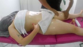 Real video of masseuse arousing cheating stepmom