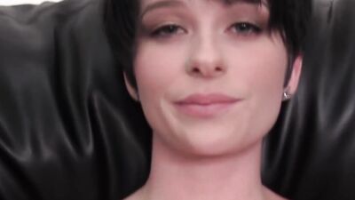 BRCC - Short Haired Kitty Gets Creampied In Porn Casting!