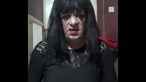 sissy crossdresser enjoying masturbation and anal sex part 1