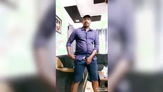 Mature Indian Bear Shows Off His Thick Uncut Cock on Webcam