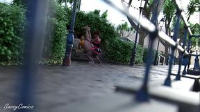 Your Girlfriend getting Anal Fuckedd by her Gay Trans Best friend in public park - sassycomics