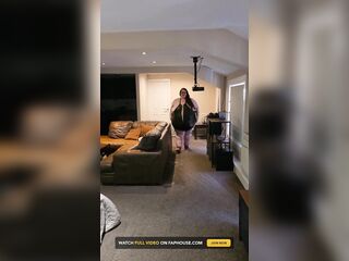 Hawt SSBBW Butt and Abdomen Walking in Leather Dress Part two