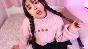 Taboo: Daddy making squirt a virgin with just his cock