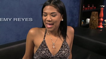 Biting her lip with delight as she feels herself stretching and filled with hot throbbing...