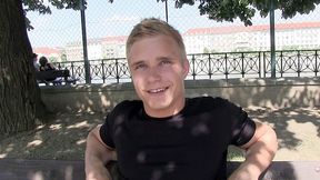 Blonde Angel Cums Covered After Raw Anal - XXX Gay