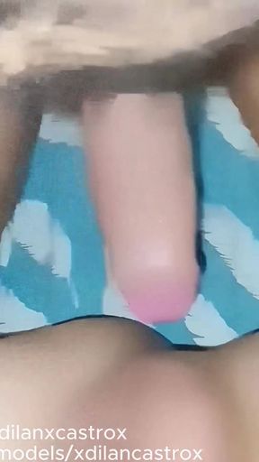 The Twink's Anus Opens to Let in a Hard Cock Bareback to Fill Him with Cum