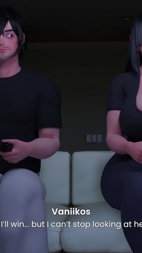 Late Night Gaming with Big Tits Stepsister Gone Wrong! - Mansion Days - 3D Taboo Game